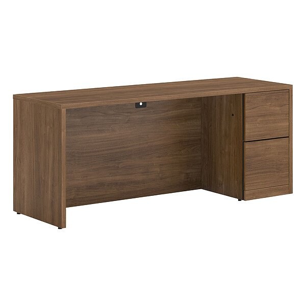Hon Single Pedestal Desk, 24 in D X 29 1/2 in H, 72 in W X - H105903R.PINCPINC