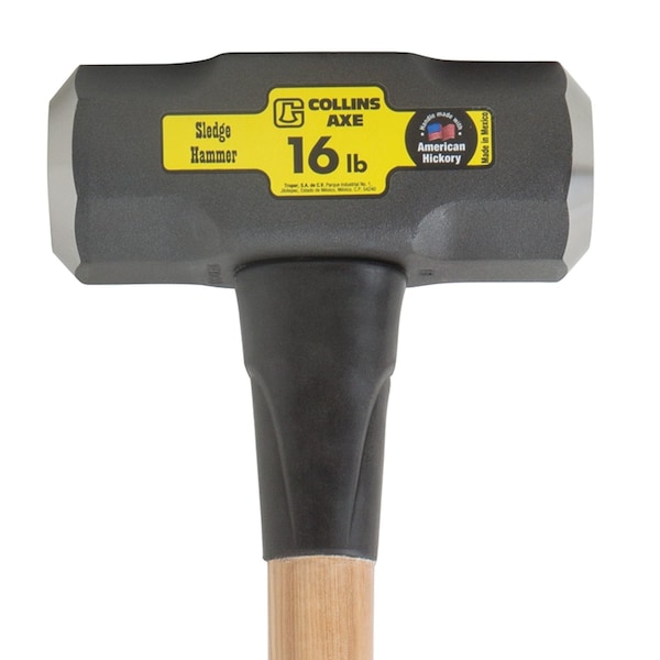 Collins Axe 16 lb Steel Double Face Sledge Hammer 36 in. Hickory Handle - MD-16H-C/32429