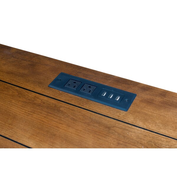 Martin Furniture Durham Computer Desk in Weathered White - IMDU689