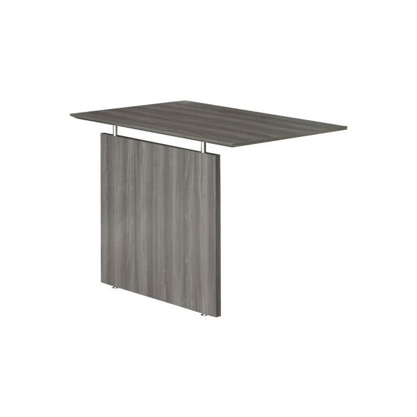 Safco Safco Medina 48-1/2"W Non-Handed Straight Bridge 48-1/2"W x 20"D x 29-1/2"H Gray Steel - MNBDGLGS
