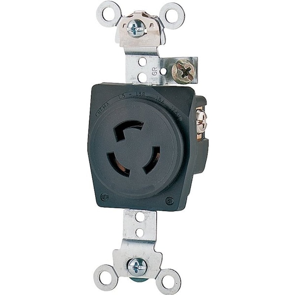 Eaton Wiring Devices RECEPTACLE SNGL 2P3W 15A 125V - CWL515R