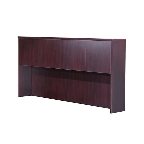 Boss Four Door Hutch, 66", Mahogany - N140-M