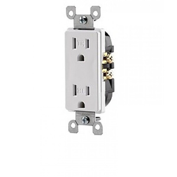 American Imaginations 8.63 in. x 12.13 in. x 1.88 in. Electrical Receptacle  in White - AI-35018