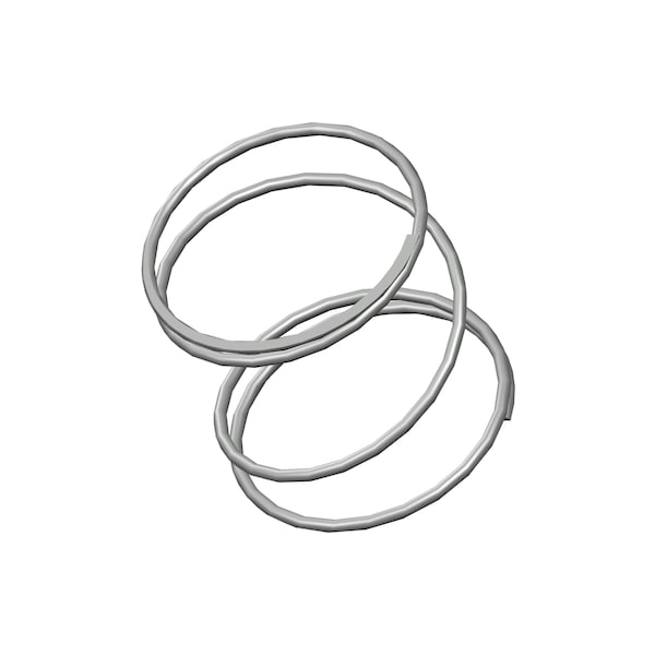 Approved Vendor Compression Spring, O=1.625, L= 1.63, W= .072 - G709959927