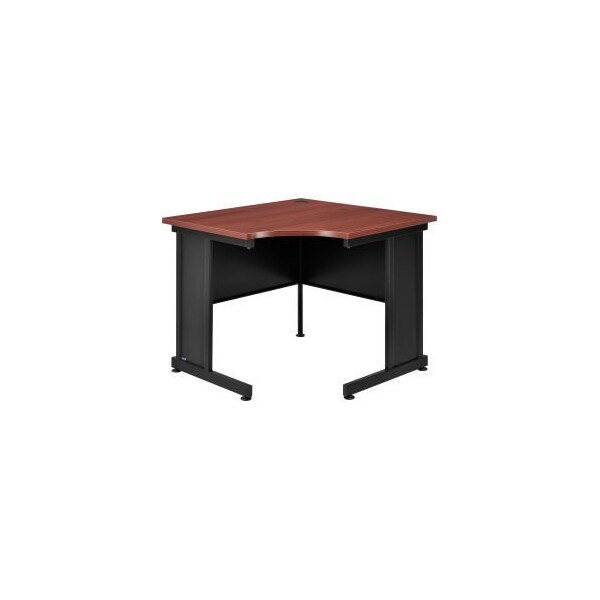 Global Equipment Interion    36"W Corner Desk - Mahogany - 240267MH