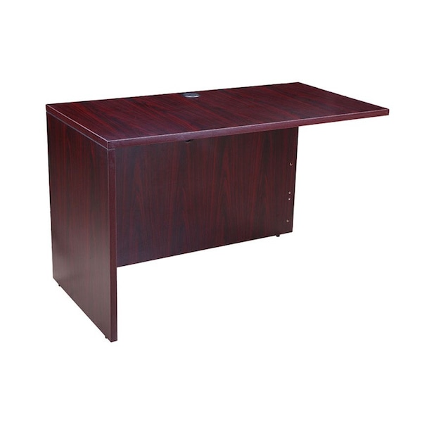 Boss Desk Return Reversible Return, 42" x 24", Driftwood, 24 in D X 29 1/2 in H, 42 in W X Driftwood - N196-DW