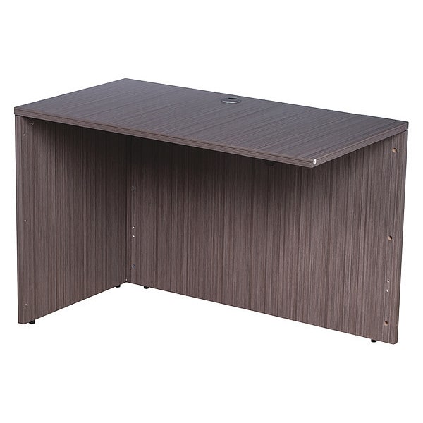 Boss Desk Return Reversible Return, 42" x 24", Driftwood, 24 in D X 29 1/2 in H, 42 in W X Driftwood - N196-DW