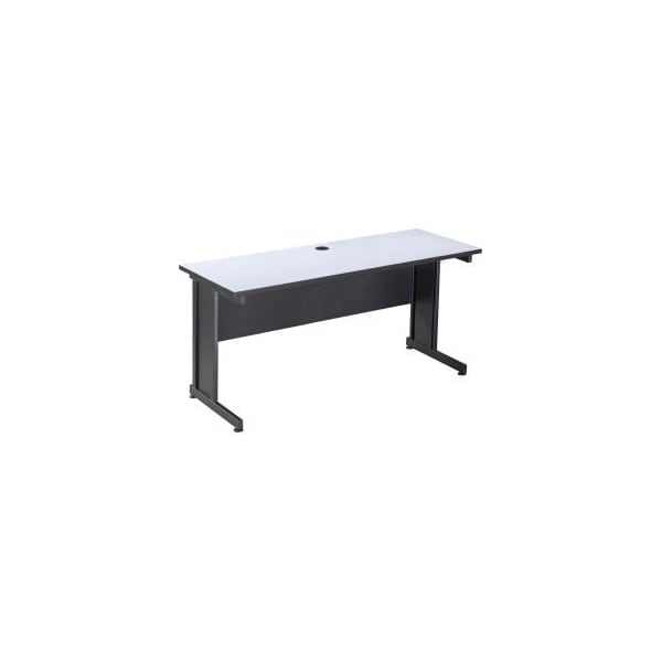 Global Equipment Interion    60" Desk, Gray, Unassembled - 240265GY
