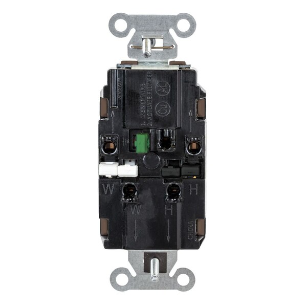 Hubbell Receptacle, 1 hp, 125V AC, NEMA 5-20R - BR20ST