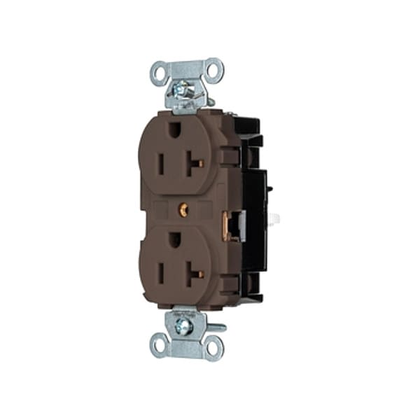 Hubbell Receptacle, 1 hp, 125V AC, NEMA 5-20R - BR20ST