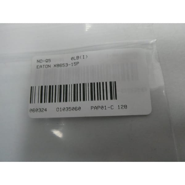 Eaton 4P 4W 12A AMP 600V-AC RECEPTACLE - X8653-15P