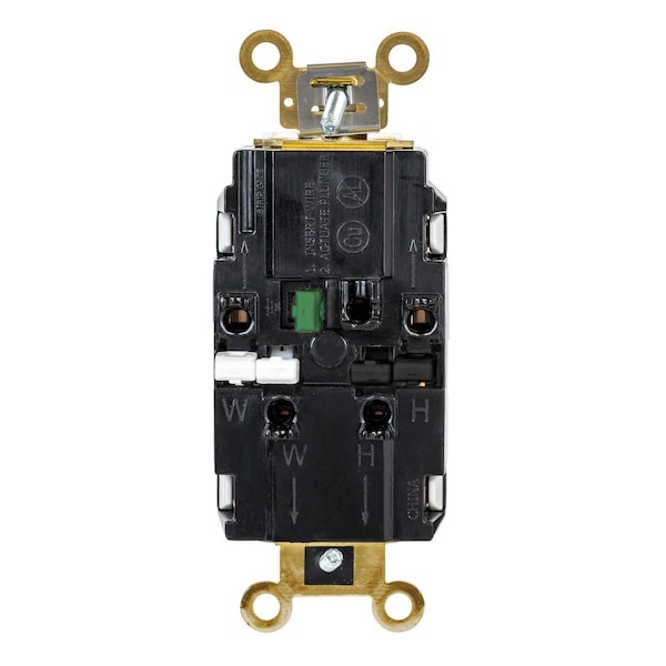 Hubbell Receptacle, 1 hp, 125V AC, NEMA 5-20R - HBL5362STWTR