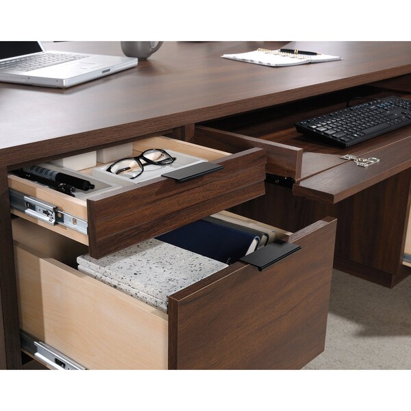 Worksense By Sauder 35.43 in D X 29.25 in H, 71.18 in W X Engineered wood - 427796