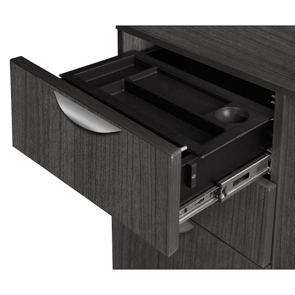 Regency Legacy U-Desks, 106 D X 29 H, 71 W X Wood, Ash Grey - LUDF7135AG