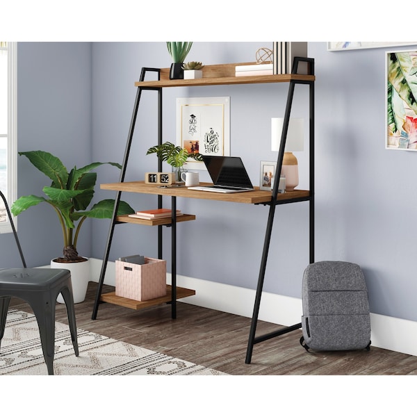Sauder Desk With Hutch, 20.16 in D X 54.21 in H, 43.07 in W X Engineered wood, Metal - 430351