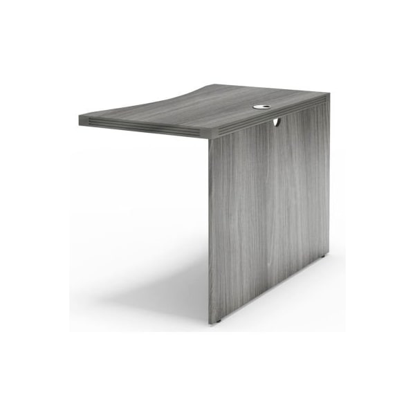 Safco Safco Aberdeen Contour Bridge 42"W x 24"D x 29-1/2"H Gray Steel - ACB4224LGS