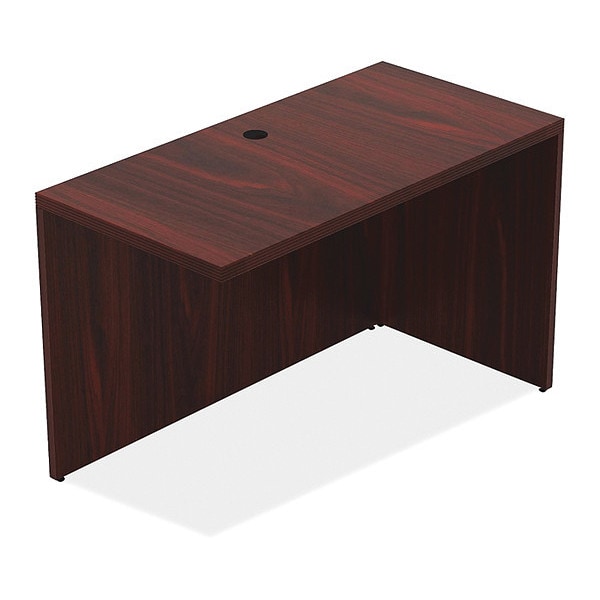 Lorell Desk Return Return, 23.6" D X 30" H, 47.3" W X P2 Particleboard, Mahogany - LLR34322