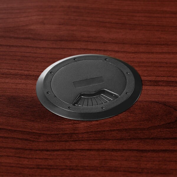 Lorell Desk Return Return, 23.6" D X 30" H, 47.3" W X P2 Particleboard, Mahogany - LLR34322