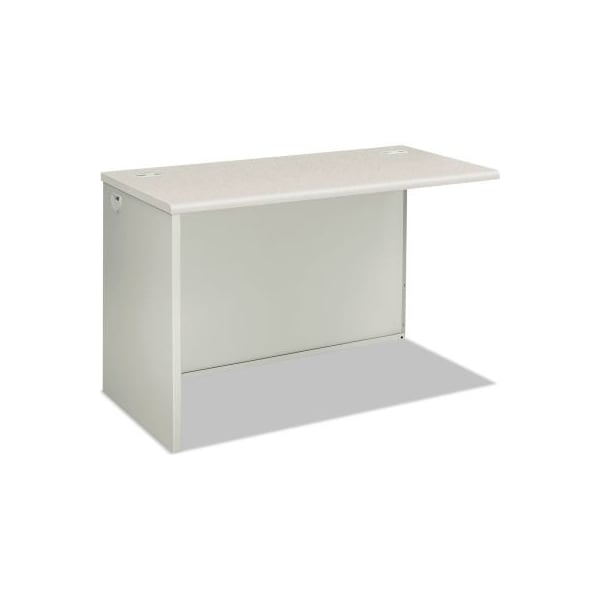 Hon HON Left Return Shell - 48inW x 24inD x 29-1/2inH - Silver Mesh/Light Gray - 38000 Series - HON38944LB9Q