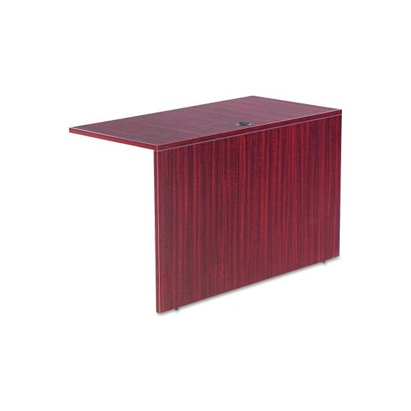 Alera Alera Reversible Return/Bridge - 47-1/4"W x 23-5/8"D - Mahogany - Valencia Series - ALEVA354824MY
