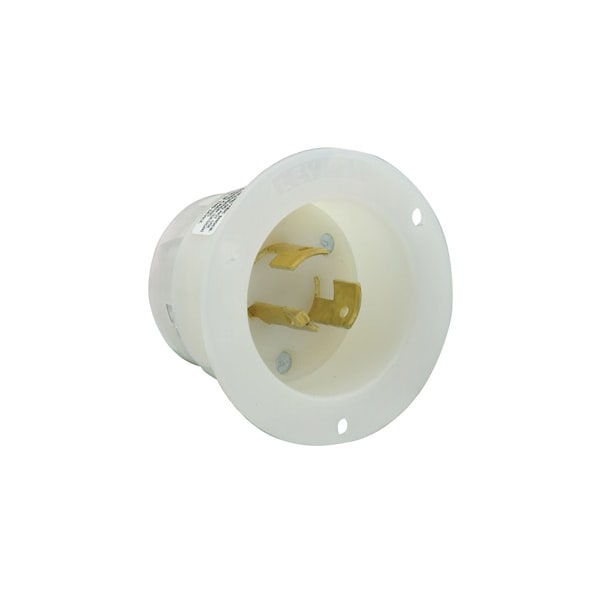 Leviton 20A Flanged Inlet Locking Receptacle 3P 3W 125/250V - 3325-C