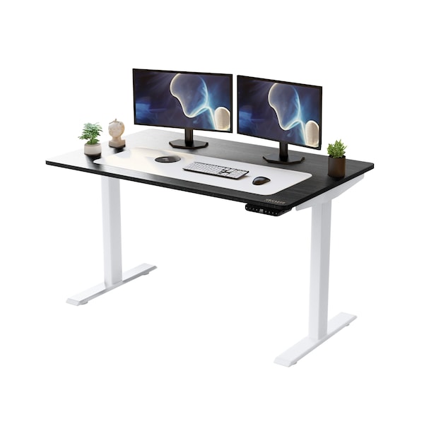 Uncaged Ergonomics RISE UP STND DESK WHT FRM 48 - RUWBKMDF48