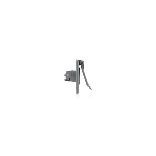 Leviton 15A Power Outlet Receptacle 2P 3W 125V L5-15R Gy - 4715-CWP