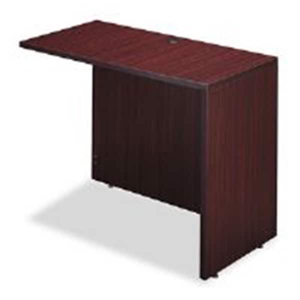 Alera Technologies Valencia Series Reversible Return Bridge Shell- Mahogany - YYAZ-ALEVA354224MY