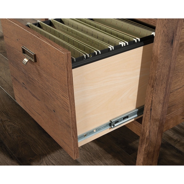 Sauder L-Desk, 66.18 in D X 29.25 in H, 59.06 in W X Engineered wood - 428834