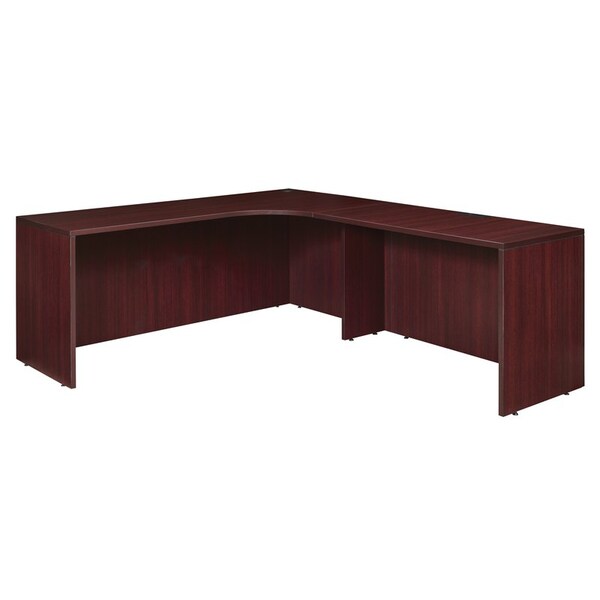 Legacy Corner Desk Right Corner Credenza, 47" Rtn, Legacy71", 72" D X 29" H, 71" W X Melamine Laminate - LLDSCR712447MH