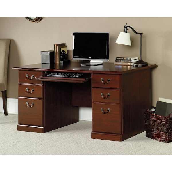 Sauder 29.53 in D X 29.25 in H, 59.45 in W X Engineered wood - 109830
