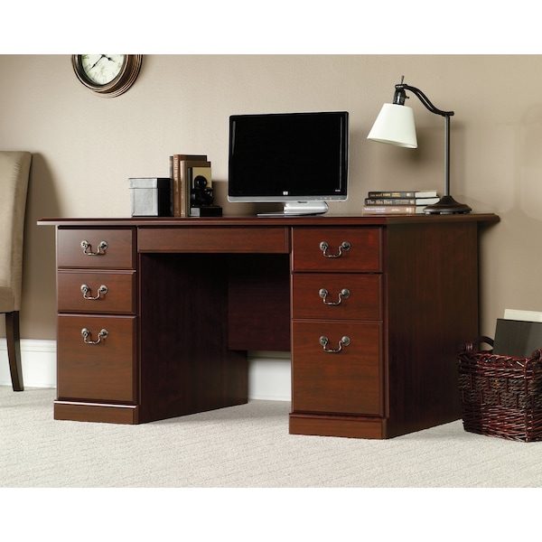 Sauder 29.53 in D X 29.25 in H, 59.45 in W X Engineered wood - 109830