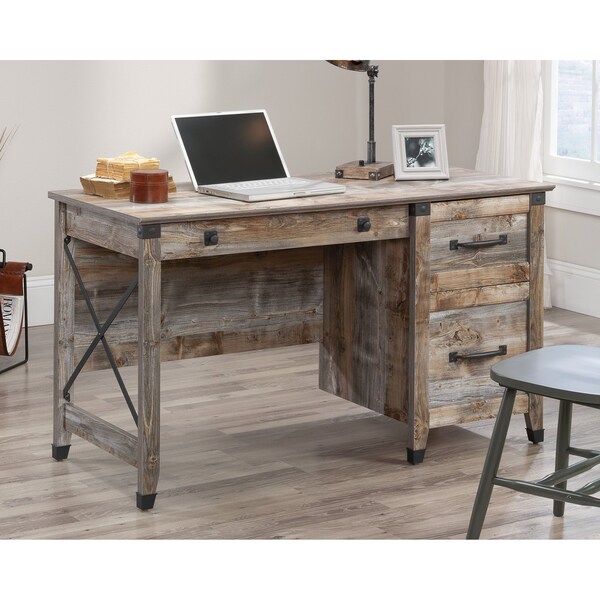 Sauder Desk, 22.64 in D X 29.8 in H, 53.19 in W X Engineered wood - 431581