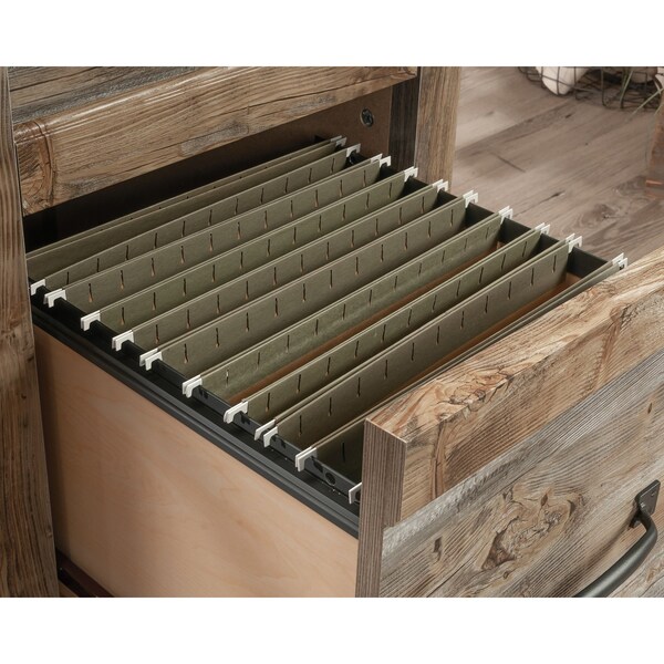 Sauder Desk, 22.64 in D X 29.8 in H, 53.19 in W X Engineered wood - 431581