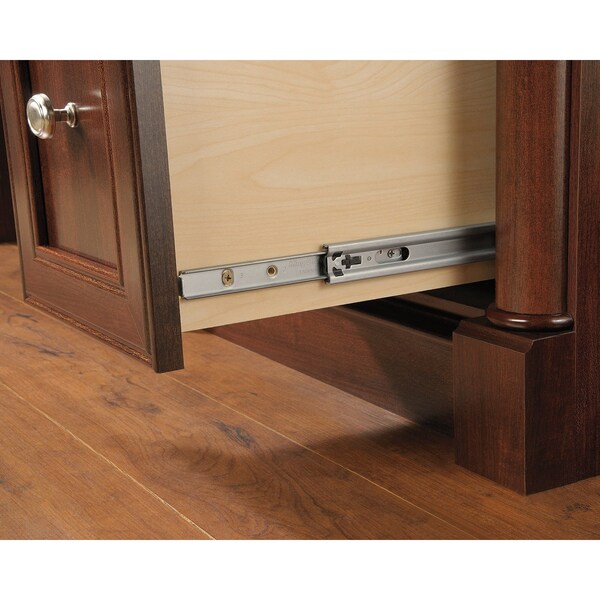 Sauder Computer Desk, 23.39 in D X 56.5 in H, 59.49 in W X Engineered wood - 420513