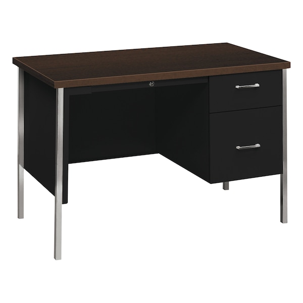Hon Office Desk Desk, 34000, 1Dw, 45.25W, Mca, 24" D X 29-1/2" H, 45-1/4" W X Laminate, Mocha - HON34002RMOP