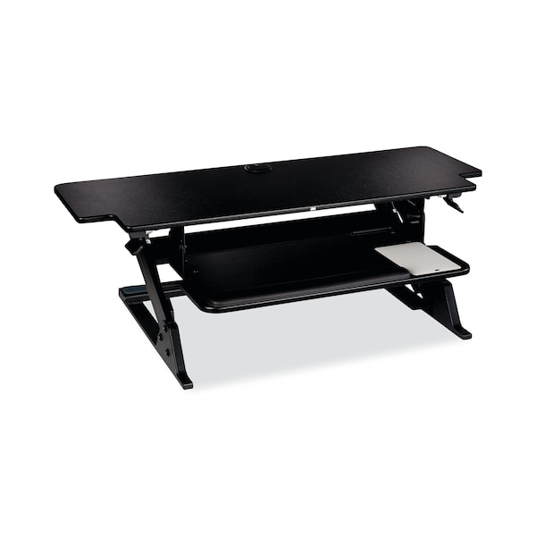 3M Standing Desk Desks, 23.2 in D X 20" H, 42" W X Metal, Black - SD70B