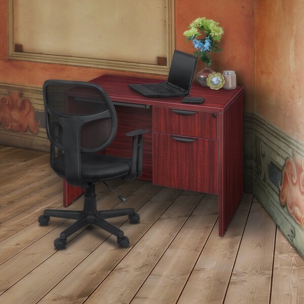 Regency Desks > Desk Shells > Legacy Desk Shells, 24 D X 29 H, 42 W X Wood, Mahogany - LDS4224MH