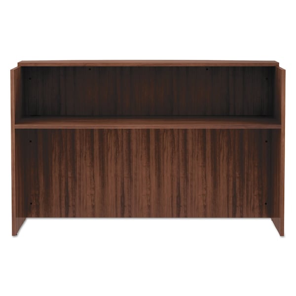 Alera Reception Desk Valencia Reception Desk w/Counter, 35-1/2 in D X 42.5" H, 71" W X Woodgrain Laminate - VA327236WA