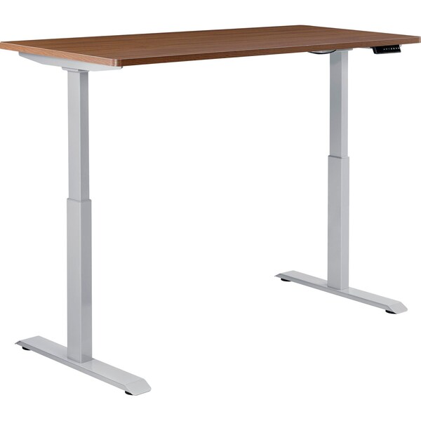 Interion By Global Industrial Sit Stand Desk, 30 in D X 28 to 46 in H, 60 in W X - 695780WNGY