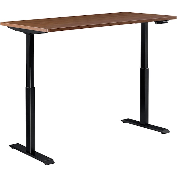 Interion By Global Industrial Sit Stand Desk, 30 in D X 28 to 46 in H, 60 in W X - 695780WN