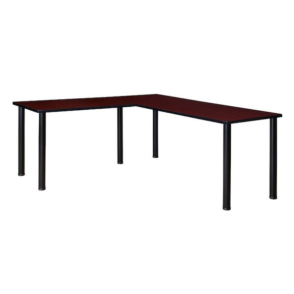 Kee Desking L Shaped Desk Desks > Corner Desks > Kee L-Desk Shells, 66 D X 29 H, 66 W X Wood|Metal - ML662442MHBPBK