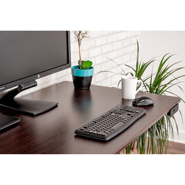 Luxor 48 in  3-Stage Dual Motor Electric Stand Up Desk - STANDE-60-BK/DW