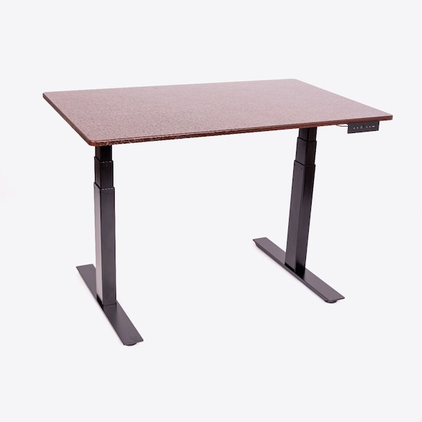 Luxor 48 in  3-Stage Dual Motor Electric Stand Up Desk - STANDE-60-BK/DW