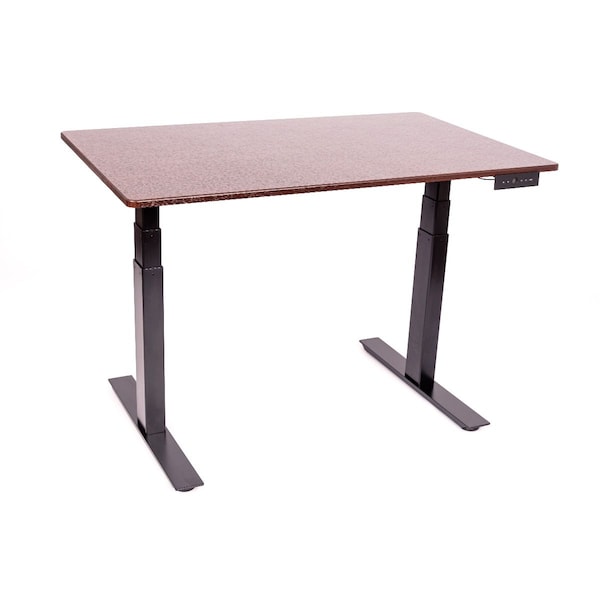 Luxor 48 in  3-Stage Dual Motor Electric Stand Up Desk - STANDE-60-BK/DW