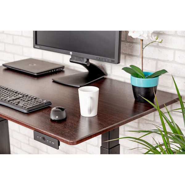 Luxor 48 in  3-Stage Dual Motor Electric Stand Up Desk - STANDE-60-BK/DW
