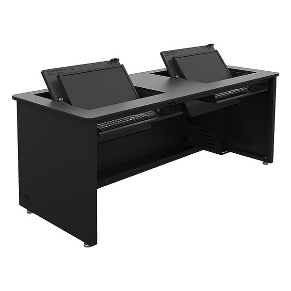 Versadesk Computer Desk, 30 in D X 29 in H, 60 in W X - RSD6030-BB