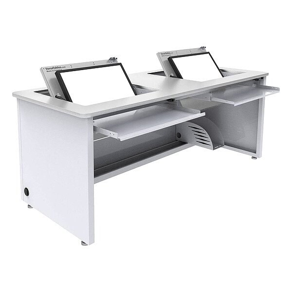 Versadesk Computer Desk, 30 in D X 29 in H, 60 in W X - RSD6030-WW