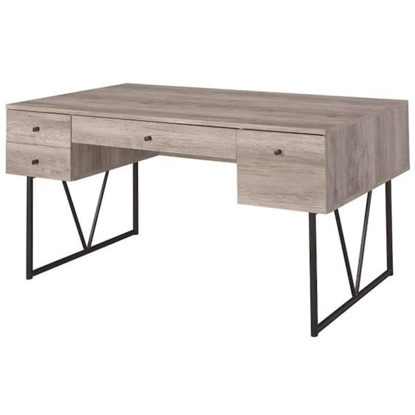 Coaster 30.5 x 63 x 28.75 in. Writing Desk, Grey Driftwood - 801999