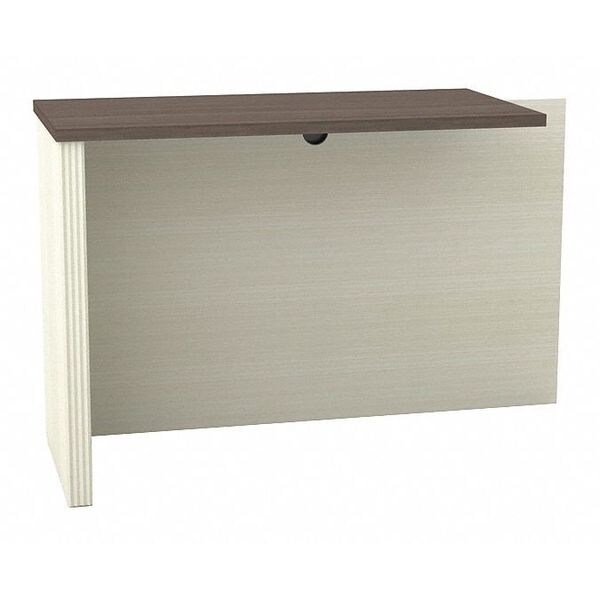 Prestige Return Shell Return Table, White, Choc, Antigua, 19.8" D X 30.4" H, 39.4" W X Melamine, Antigua - 99810-1152